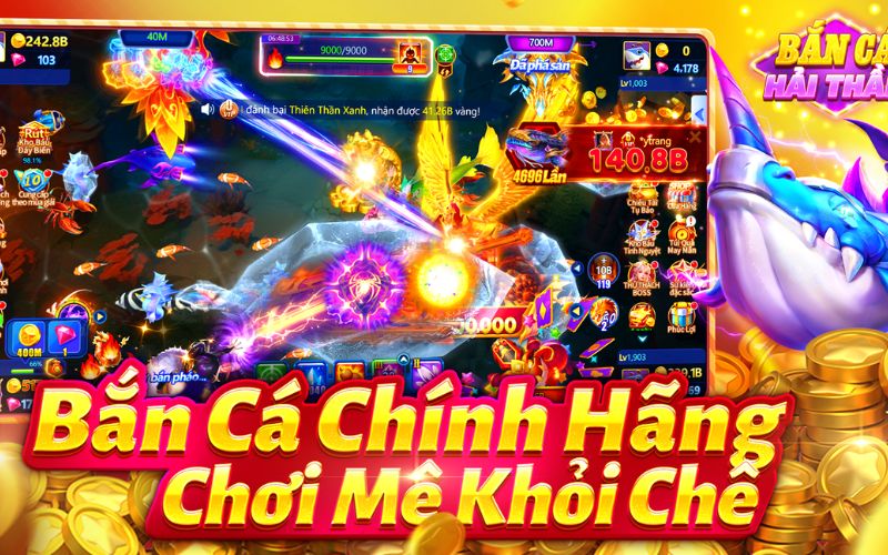 bắn cá X8 với vũ khí hiện đại và boss khủng