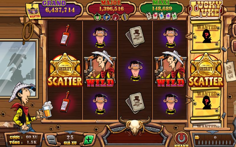 lucky luke gameplay săn hũ jackpot hàng trăm triệu