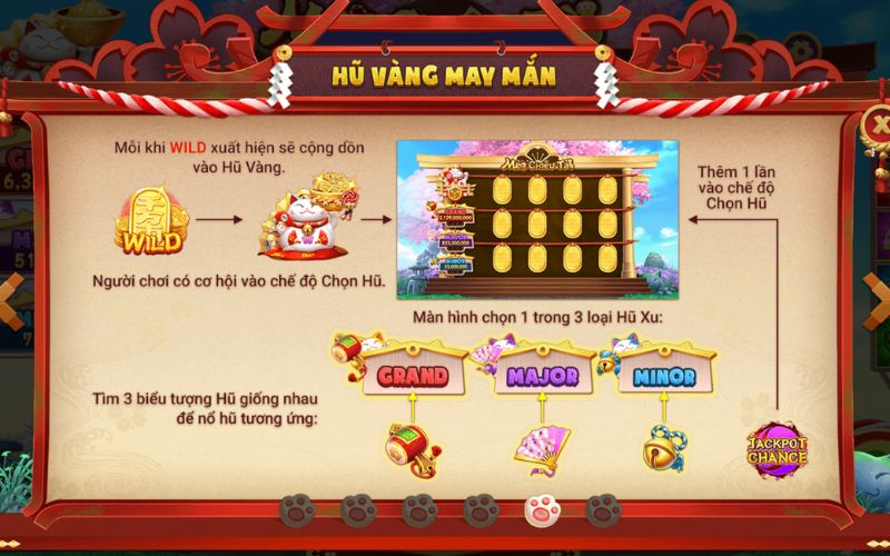 mẹo quay mèo chiêu tài giúp tăng tỷ lệ trúng jackpot